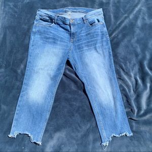 boyfriend cropped jeans